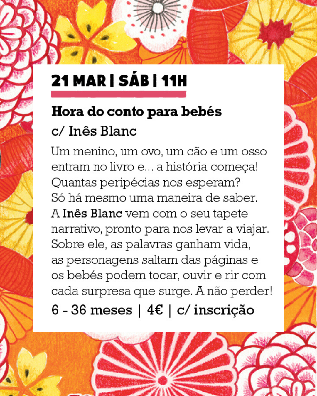 Hora do conto para bebés